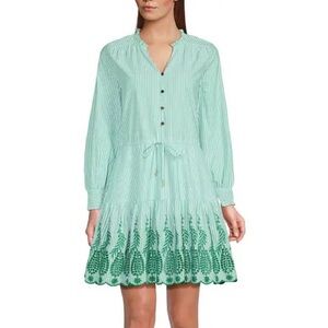 Leaving closet 5/26/25 Lands' End Green Tunic with Tie Front